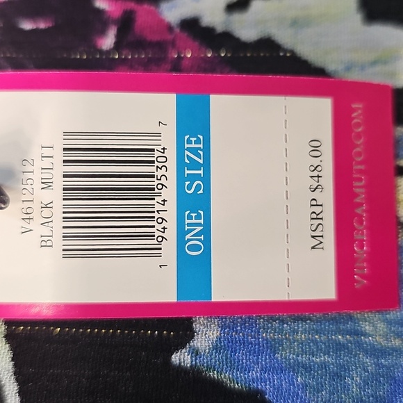 NWT Vince Camuto Exotic Blooms Crinkle Topper Open Front OS - Picture 6 of 13